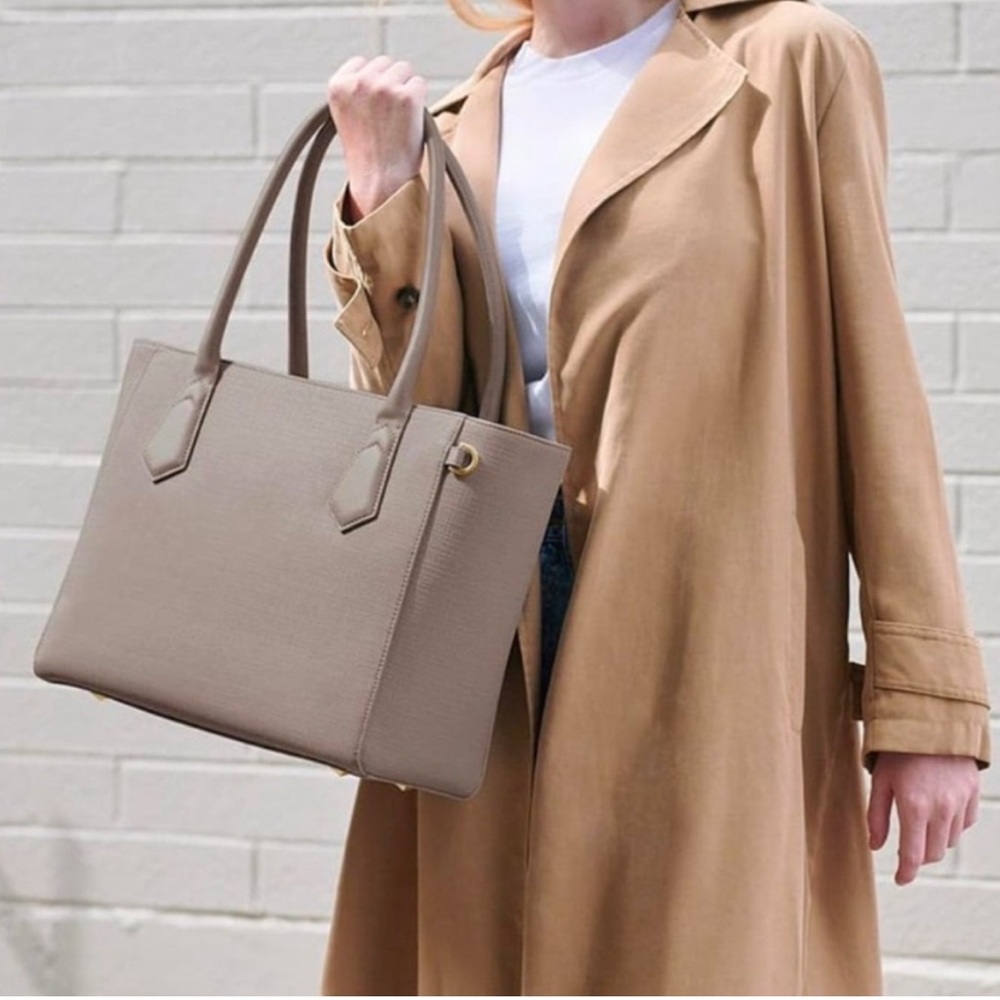 Dagne Dover Signature Tote- Bleeker Blush